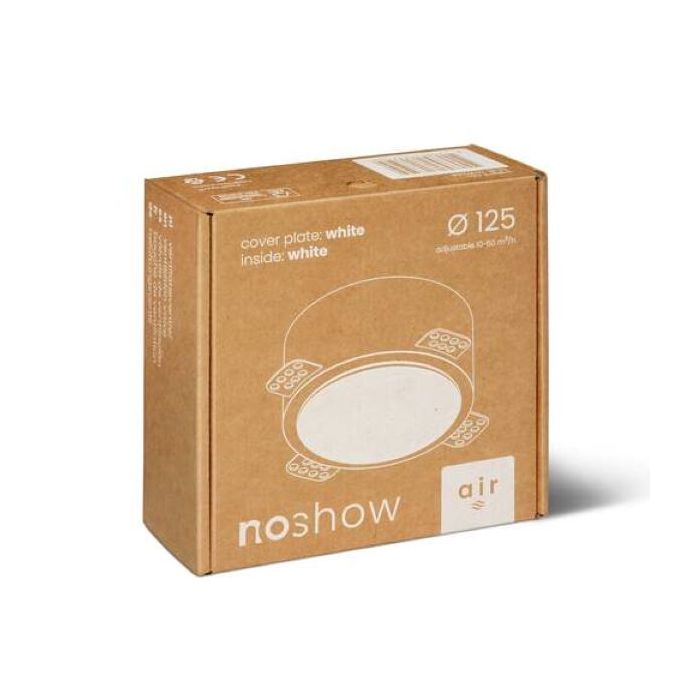 NoShow ventilatieventiel 2.0 - 125mm - wit