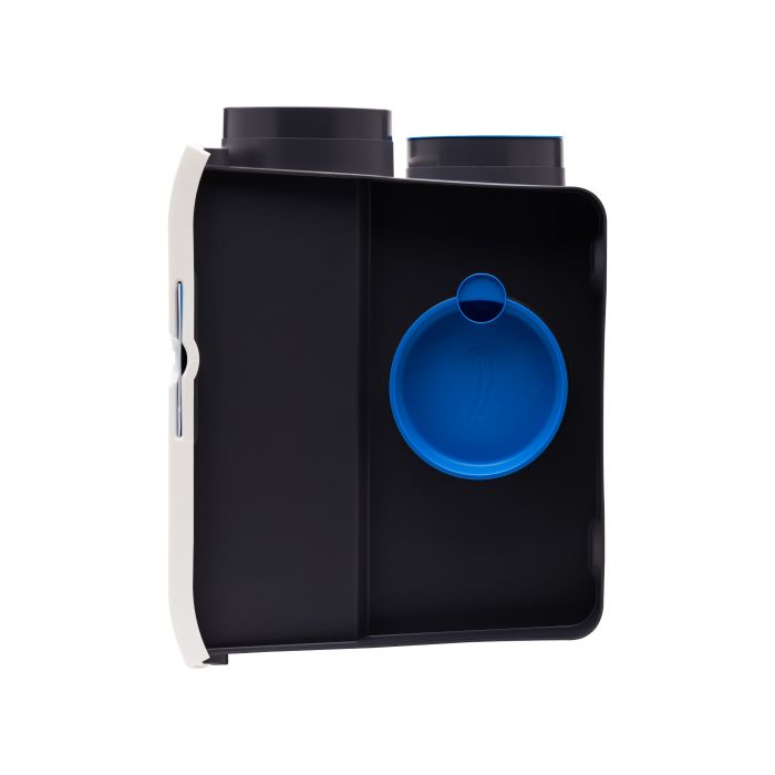 Zijkant van de Orcon MVS-15RHP Woonhuisventilator