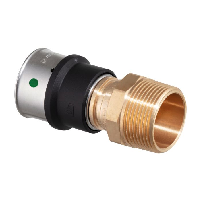 Viega Smartpress overgangsstuk 16x3/8 pers x buitendraad - 729523