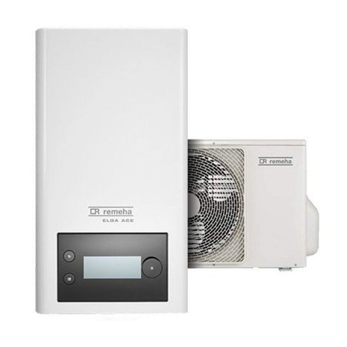 Remeha Elga Ace 4kW warmtepomp met Tzerra Ace-Matic CW4