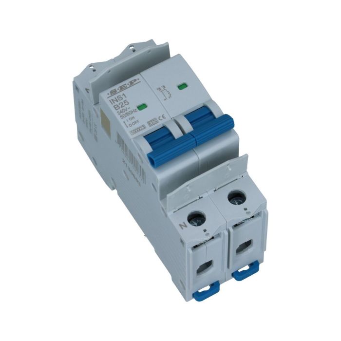 SEP installatieautomaat 1 polig + nul 25A C 10/15kA INS1