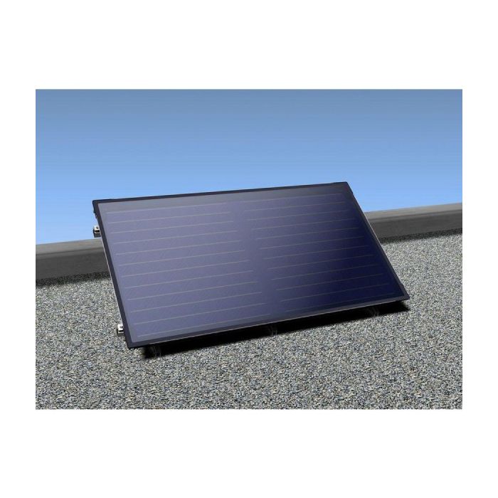 Nefit SolarLine 120 zonneboiler + 1 plat dak horizontale zonnecollector