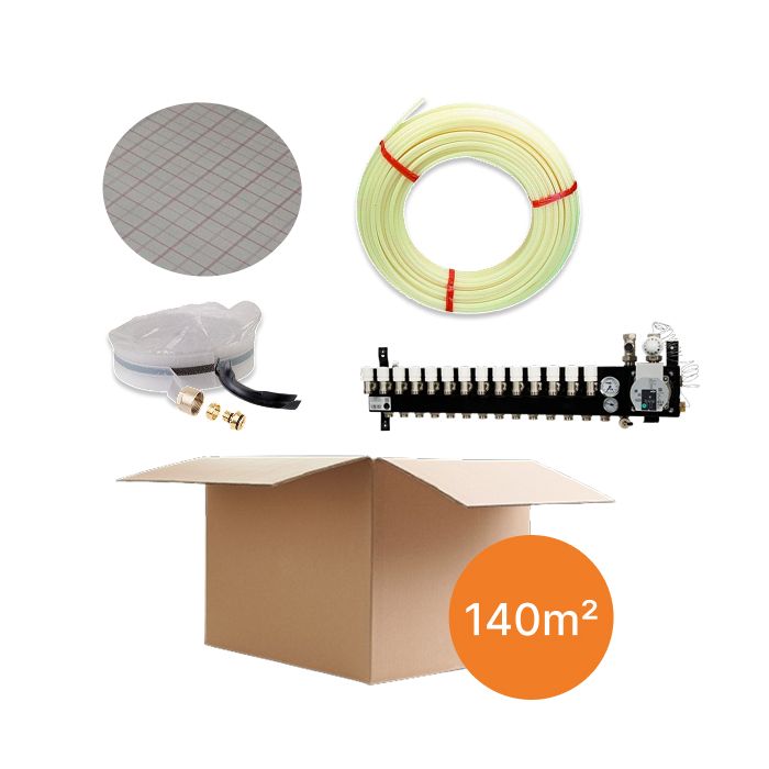 Inhoud vloerverwarmingspakket