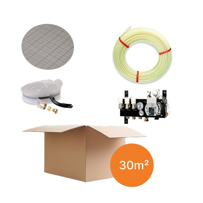 Inhoud vloerverwarmingspakket