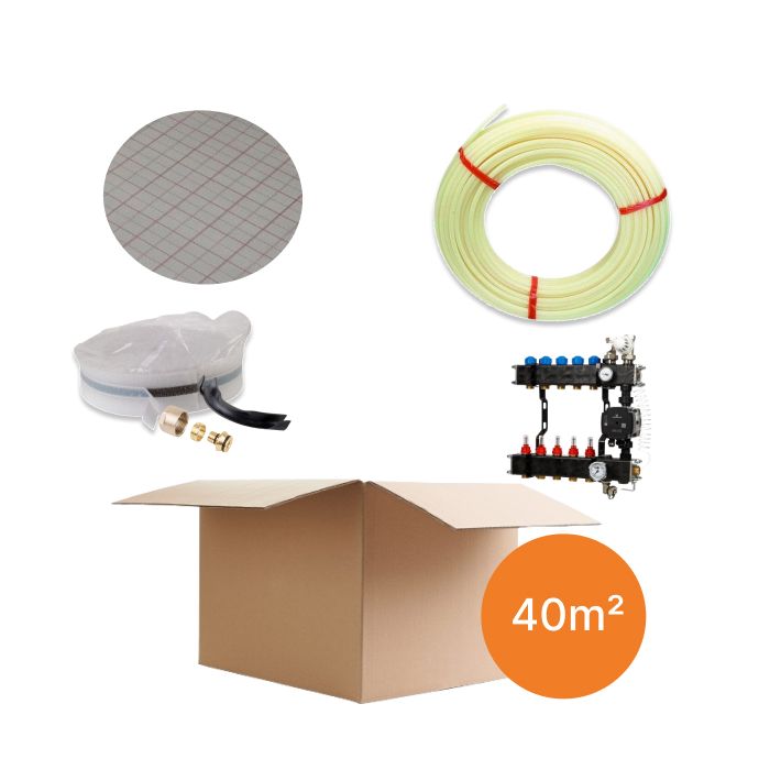 Inhoud vloerverwarmingspakket