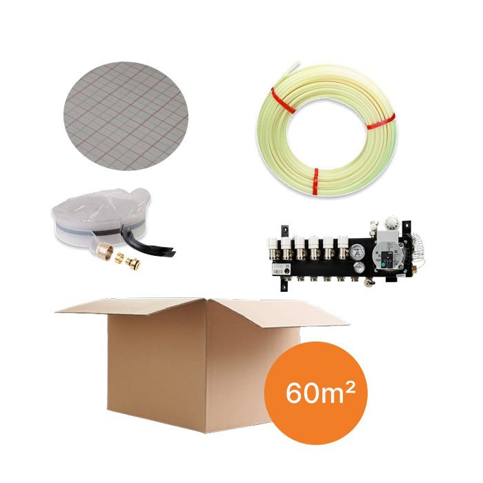 Inhoud vloerverwarmingspakket