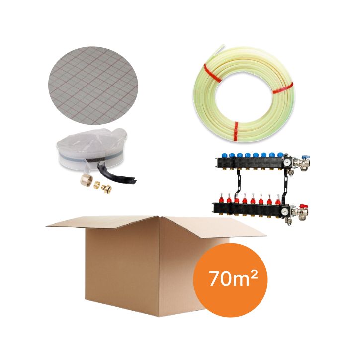 Inhoud vloerverwarmingspakket