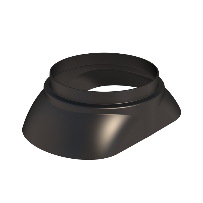 Scharnierkap van Ubbink, zij-aanzicht