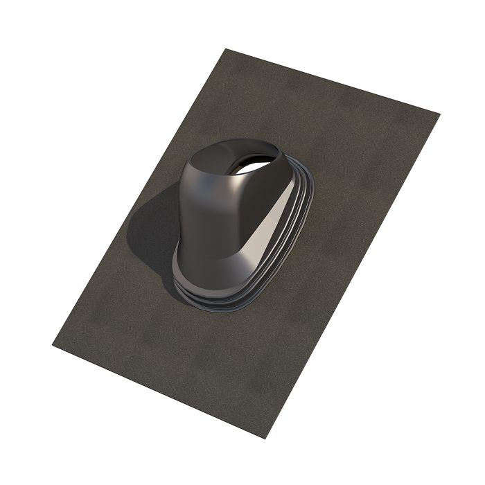 Ubbink Ubiflex dakdoorvoerpan universeel Ø166 25-45° - zwart