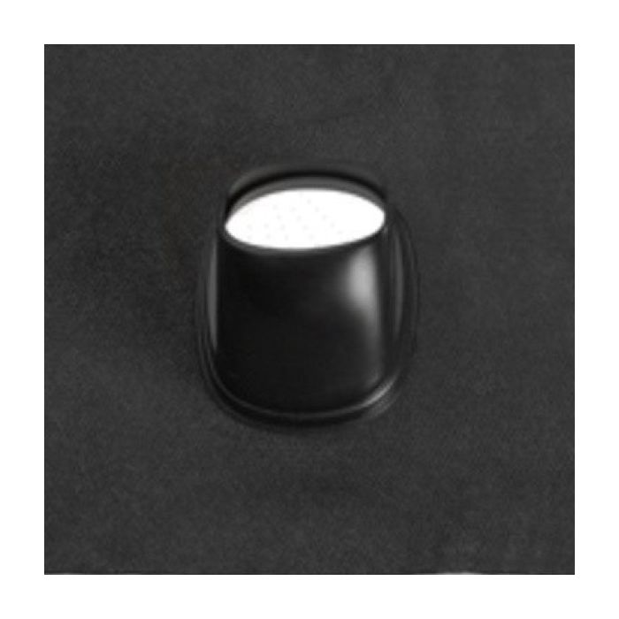 Ubbink ubiflex doorvoerpan Ø131mm - 1-pans 25-45° - kunststof zwart