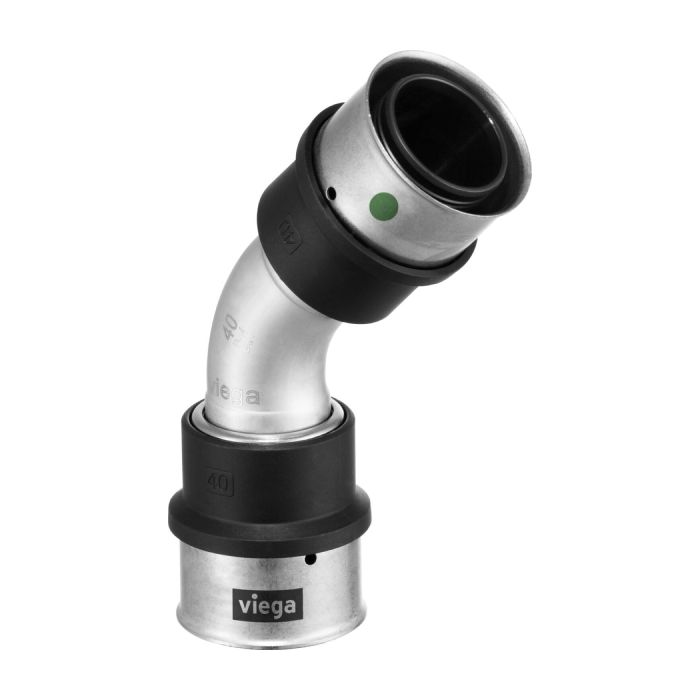 Viega Smartpress bocht 45° 25mm 2x pers - 730154