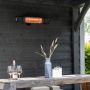 Eurom Heat and Beat Zwart terrasverwarmer - 2000W