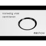 NoShow ventilatieventiel ø125 mm - wit