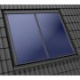 Nefit SolarLine 120 zonneboiler + 2 in dak verticale zonnecollectoren
