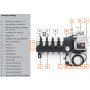 VTE Compact verdeler vloerverwarming 9-groeps A-label pomp