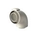 Ubbink UbiFit Bocht 87° Concentrisch - Ø60/100 (klemband) - PPtl/KS - wit