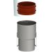 Burgerhout Koppelst Rvs 80-80 Spie-flex + Klemstrip