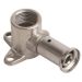 Henco muurplaat 14x1/2 binnendraad kort 35mm messing - 2P-1404K
