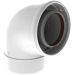 Burgerhout twinsafe pp Bocht 90° 80/125 Wit