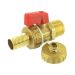 Comfort Line vul/aftapkraan recht hendel 1/2" buitendraad + tule, met hendel Comfort Line vul/aftapkraan recht hendel 1/2" buitendraad + tule, met hendel