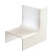 Canalit Binnenbocht met bodemstuk 25x13mm wit - 2 stuks