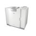 Vooraanzicht van de Brink Flair Plus 400 WTW 2b/2o links - 400m³/h Vooraanzicht van de Brink Flair Plus 400 WTW 2b/2o links - 400m³/h