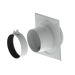 Burgerhout Conc. Schachtaansluiting Duo 80/125 Wit
