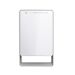 Vooraanzicht van de DRL E-Comfort Aurora Touch badkamerradiator - 1800W - Wit Vooraanzicht van de DRL E-Comfort Aurora Touch badkamerradiator - 1800W - Wit