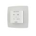 Vooraanzicht van de Duco vocht ruimtesensor met bediening RF/Wired - wit Vooraanzicht van de Duco vocht ruimtesensor met bediening RF/Wired - wit