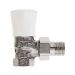 Heimeier radiatorkraan 1/2" haaks