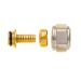 Comfort knelset 3/4" x 14/2mm AKB/PEX messing/vernikkeld