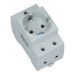 Gacia stopcontact DinRail 2 polig +PE Gacia stopcontact DinRail 2 polig +PE