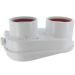 Vaillant adapter geiser 60/100 naar 80/80