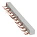 SEP kam vork M6 grijs 4 fase 12 pole 17.8mm - 2x N-L1-N-L2-N-L3