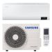 Vooraanzicht van het binnendeel, de buitenunit en de afstandsbediening van de Samsung Luzon S2 6,5kW split airco Vooraanzicht van het binnendeel, de buitenunit en de afstandsbediening van de Samsung Luzon S2 6,5kW split airco