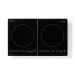 Nedis inductiekookplaat - 2 kookzones - 3500 W Nedis inductiekookplaat - 2 kookzones - 3500 W