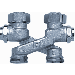 Herz passeerstuk G3/4" HOH50mm