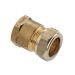 Knel schroefbus 1/2" x 15mm binnen x knel Knel schroefbus 1/2" x 15mm binnen x knel