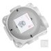 Bovenaanzicht van de Zehnder ComfoFan Silent ventilatiebox randaarde met RFZ schakelaar - 425m³/h