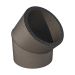 Ubbink Aerfoam geïsoleerde bocht 45° - Ø125