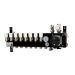 VTE SLIM verdeler vloerverwarming 8-groeps Grundfos pomp VTE SLIM verdeler vloerverwarming 8-groeps Grundfos pomp