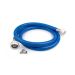 Vulslang 3/4" 2x wartel - 1,5 meter - blauw