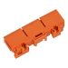 Wago bevestigingsadapter lasklem 0.5-2.5mm² op Dinrail - per 10 stuks