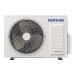 Vooraanzicht van het buitendeel van de Samsung Windfree 5kW Vooraanzicht van het buitendeel van de Samsung Windfree 5kW