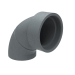 Burgerhout WTW geïsoleerde ventilatie bocht Epp 150mm mof 90grd
