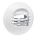 Vooraanzicht van de Zehnder STR 30 afzuigventiel - 125mm Vooraanzicht van de Zehnder STR 30 afzuigventiel - 125mm