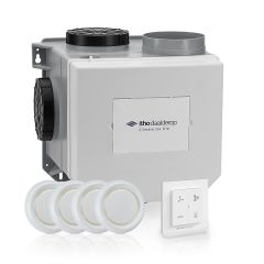 Itho Daalderop ventilatiebox CVE-S ECO - Alles-in-1 - Vochtsensor - Euro en Perilex