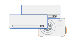 Ik wil meerdere ruimtes koelen (Airco's met één buitendeel)