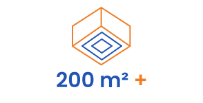 Meer dan 200 m²