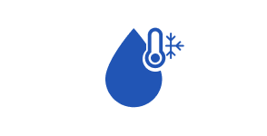 Op de koudwaterleiding